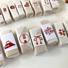 KYUKANDO Yura-No-In Wooden Stamp - Cherry Blossom-niconeco zakkaya