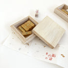 KYUKANDO Yura-No-In Wooden Stamp - Kettle-niconeco zakkaya