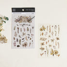 MU Print-On Sticker - Foliage-niconeco zakkaya