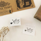 niconeco zakkaya x Hiraoka Hitomi Collabration Rubber Stamp - Afternoon Tea-niconeco zakkaya