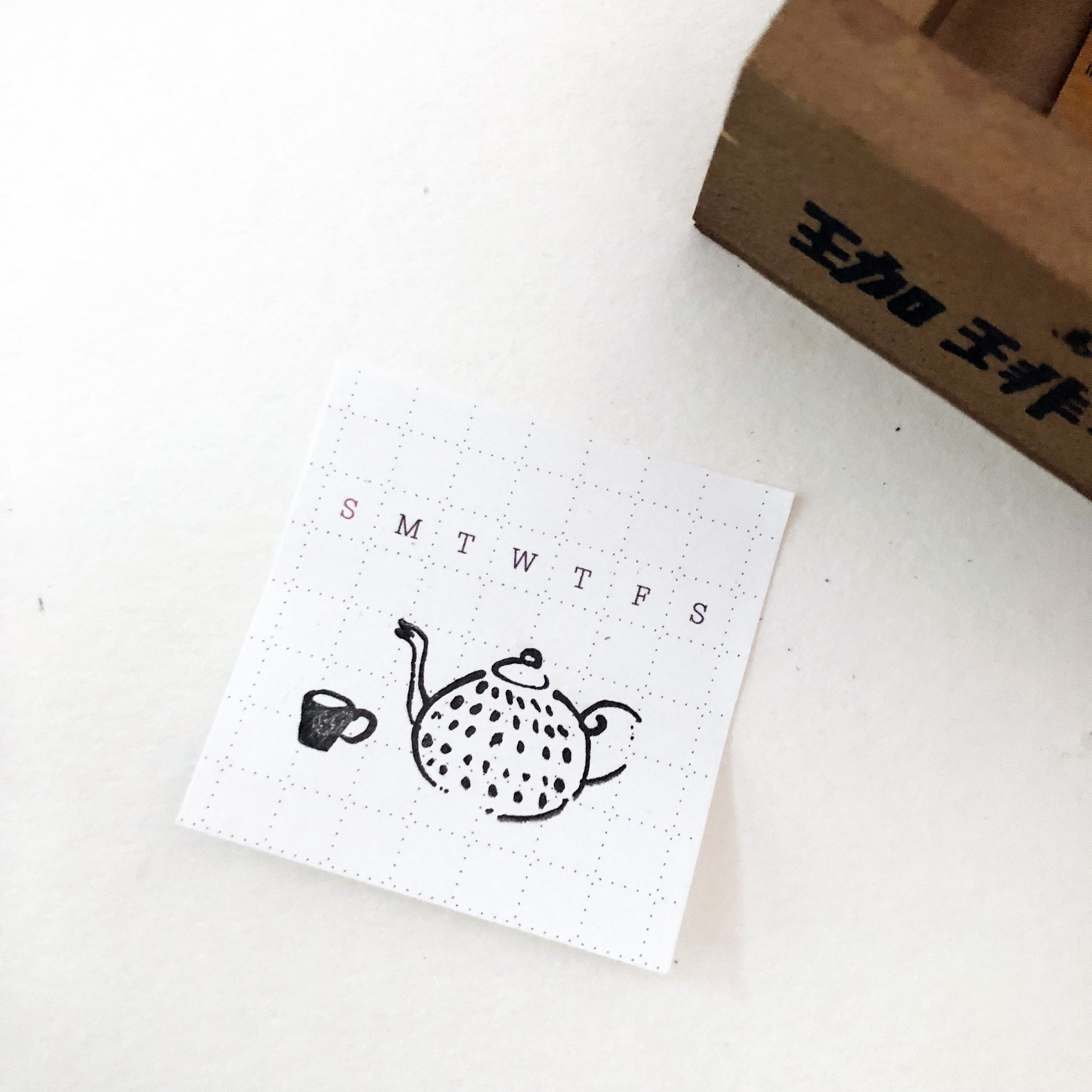 niconeco zakkaya x Hiraoka Hitomi Collabration Rubber Stamp - Afternoon Tea-niconeco zakkaya
