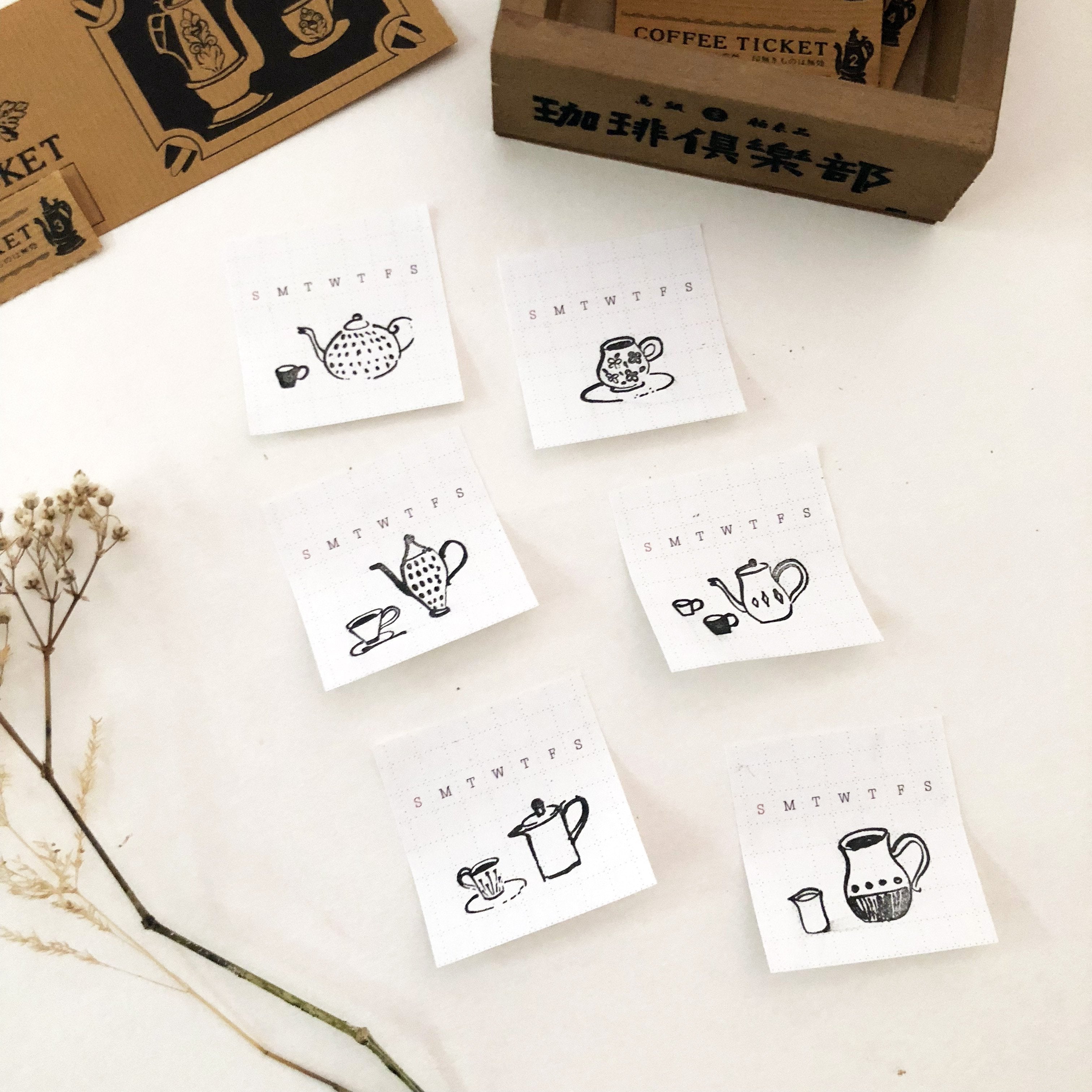 niconeco zakkaya x Hiraoka Hitomi Collabration Rubber Stamp - Afternoon Tea-niconeco zakkaya