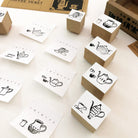 niconeco zakkaya x Hiraoka Hitomi Collabration Rubber Stamp - Afternoon Tea-niconeco zakkaya