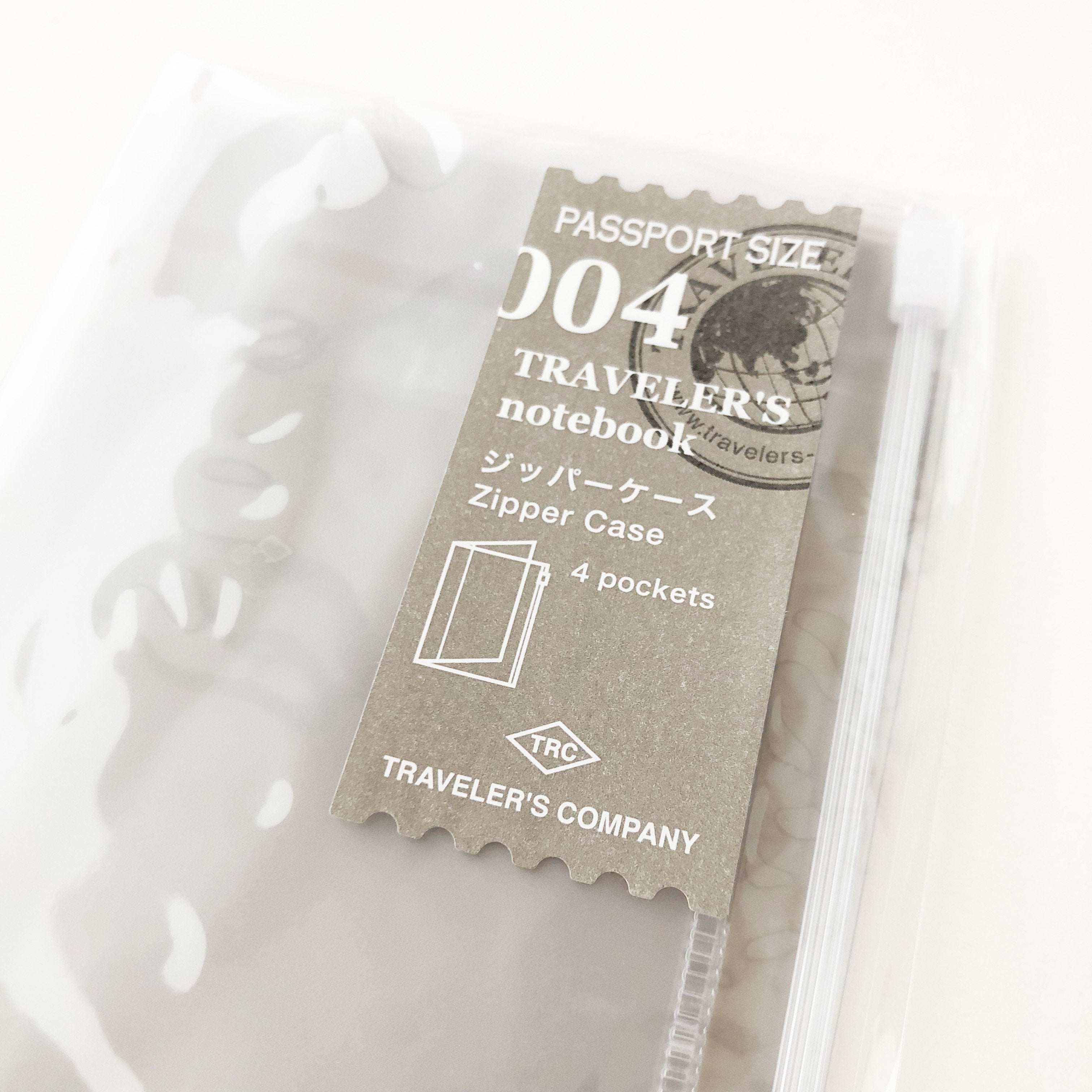 Traveler's Notebook 004 Zipper Case (Passport Size)-niconeco zakkaya