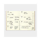 Traveler's Notebook 007 Free Diary Weekly Refill (Passport Size)-niconeco zakkaya