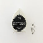 Tsukineko Brilliance Dew Drop Ink Pad - Graphite Black-niconeco zakkaya