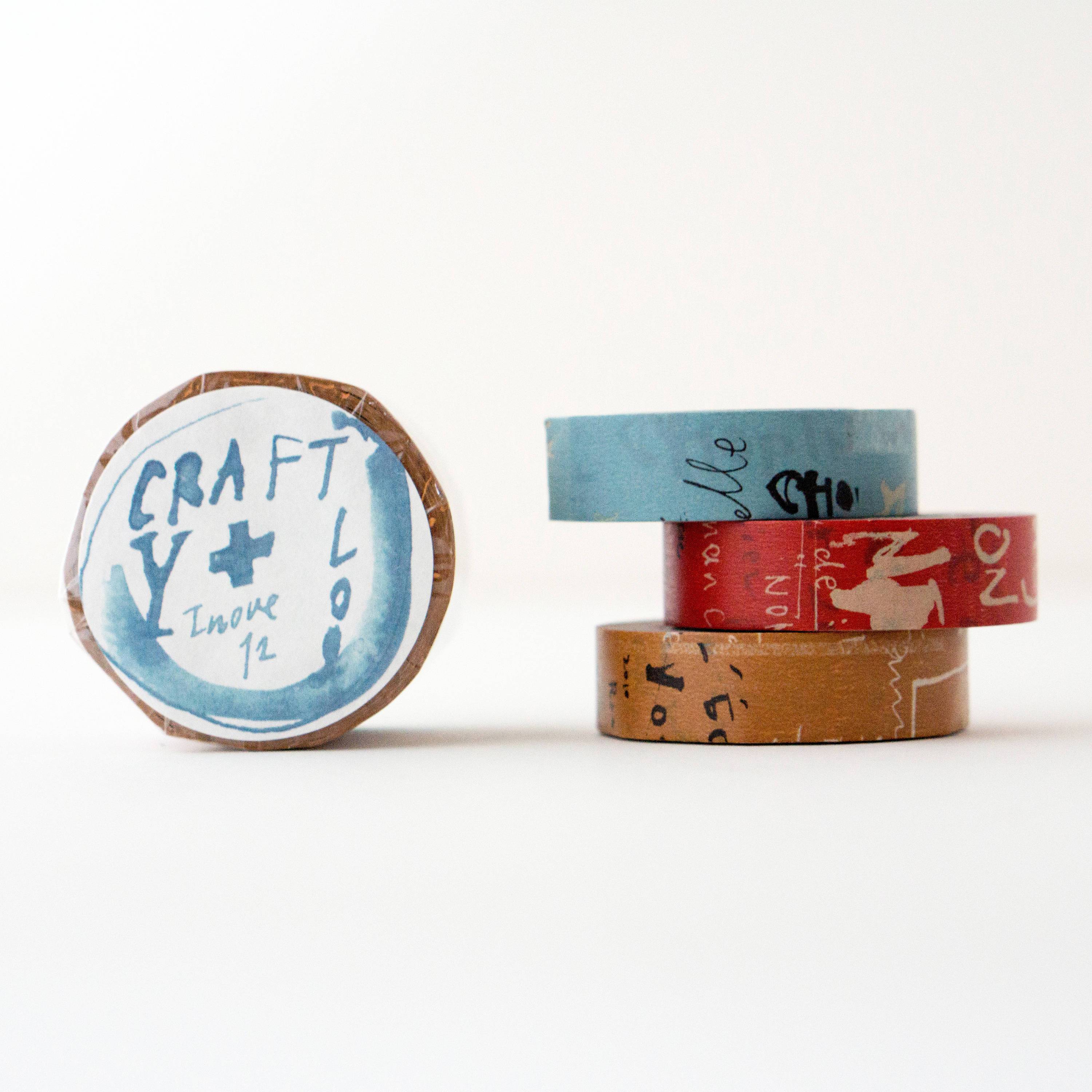 Yoko Inoue Graffiti B Washi Tape Set-niconeco zakkaya